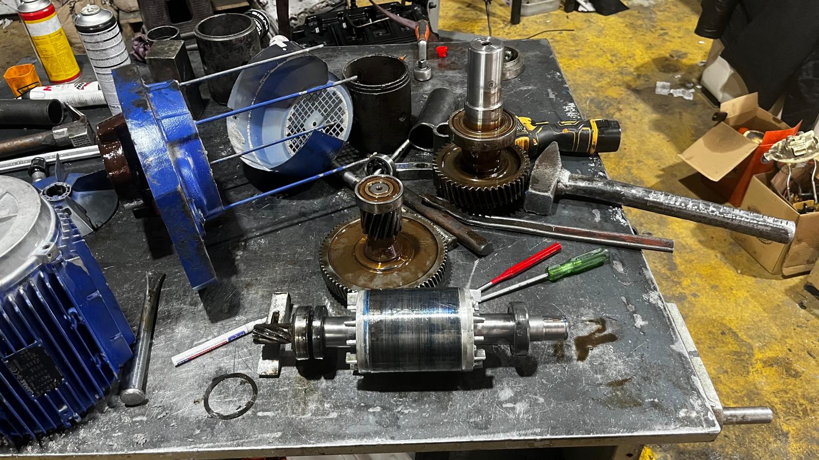 Redüktör Parçaları Montaj Öncesi Kontrol